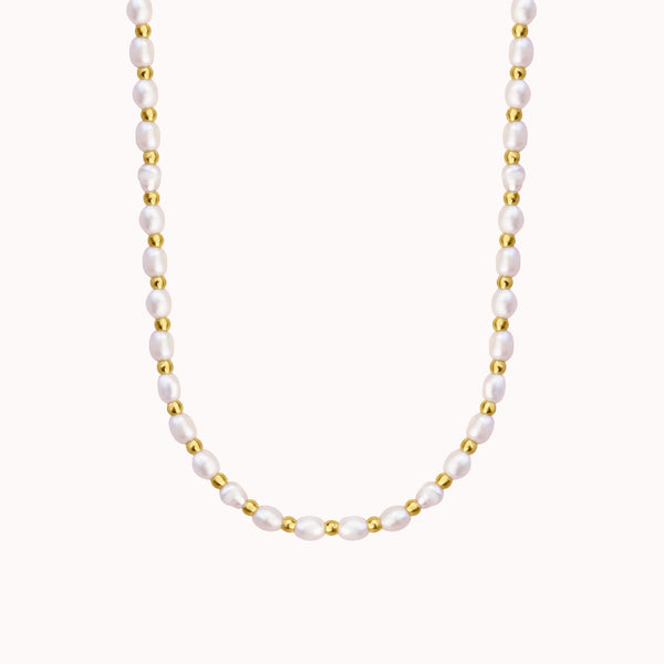 Isadora Pearl Necklace Caris Jewelry