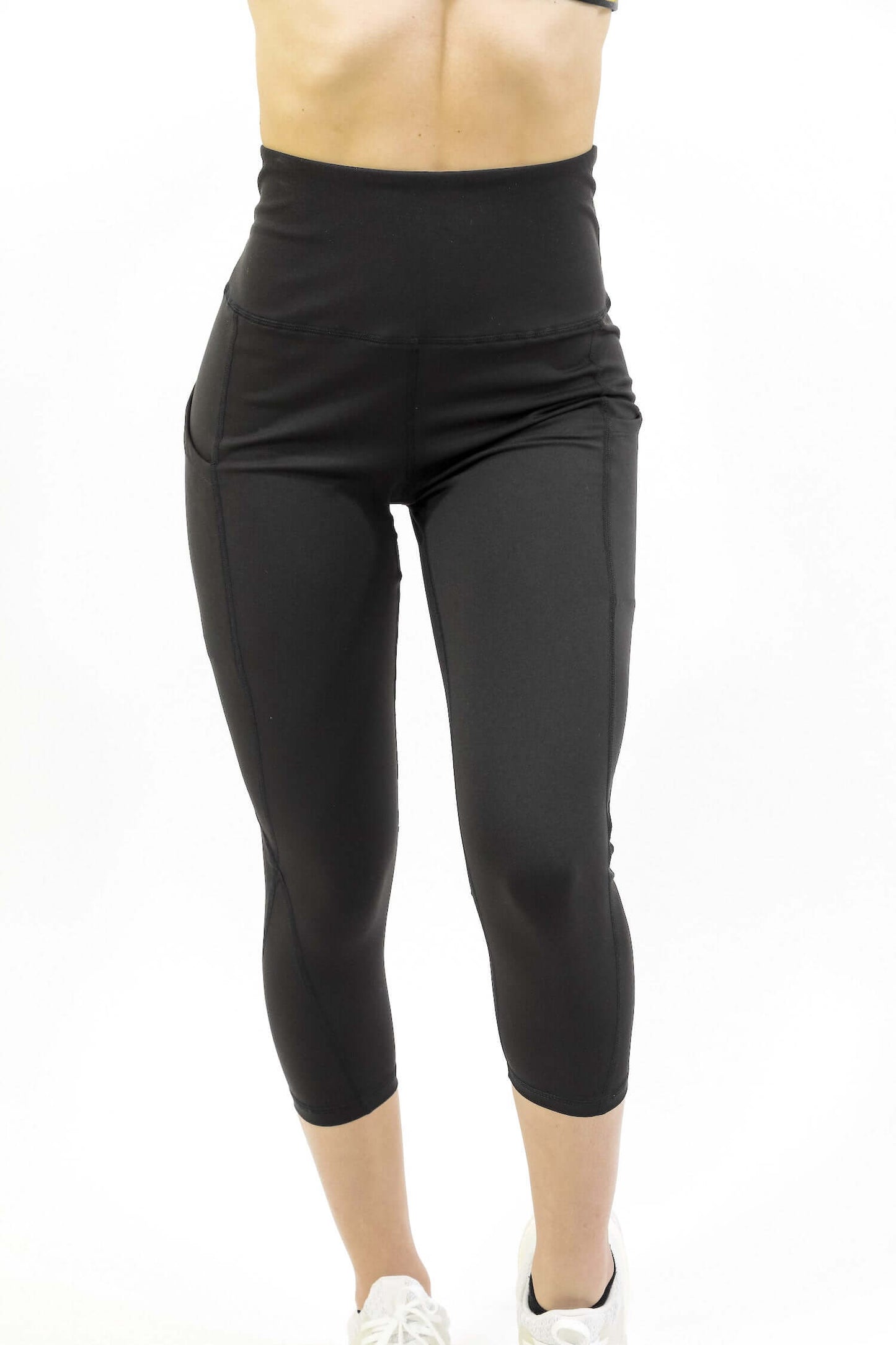 Seajoy Athletic High-Waisted Capri Leggings with Hip Pockets Jupiter Gear