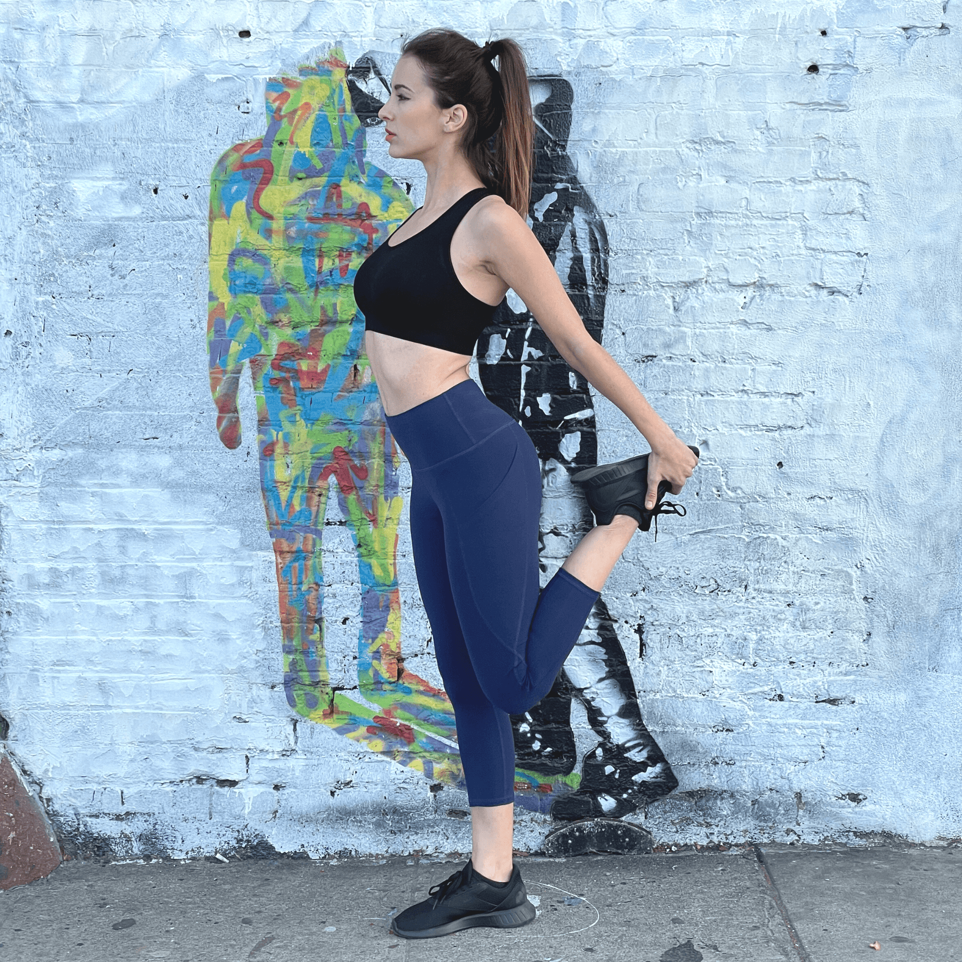 Seajoy Athletic High-Waisted Capri Leggings with Hip Pockets Jupiter Gear
