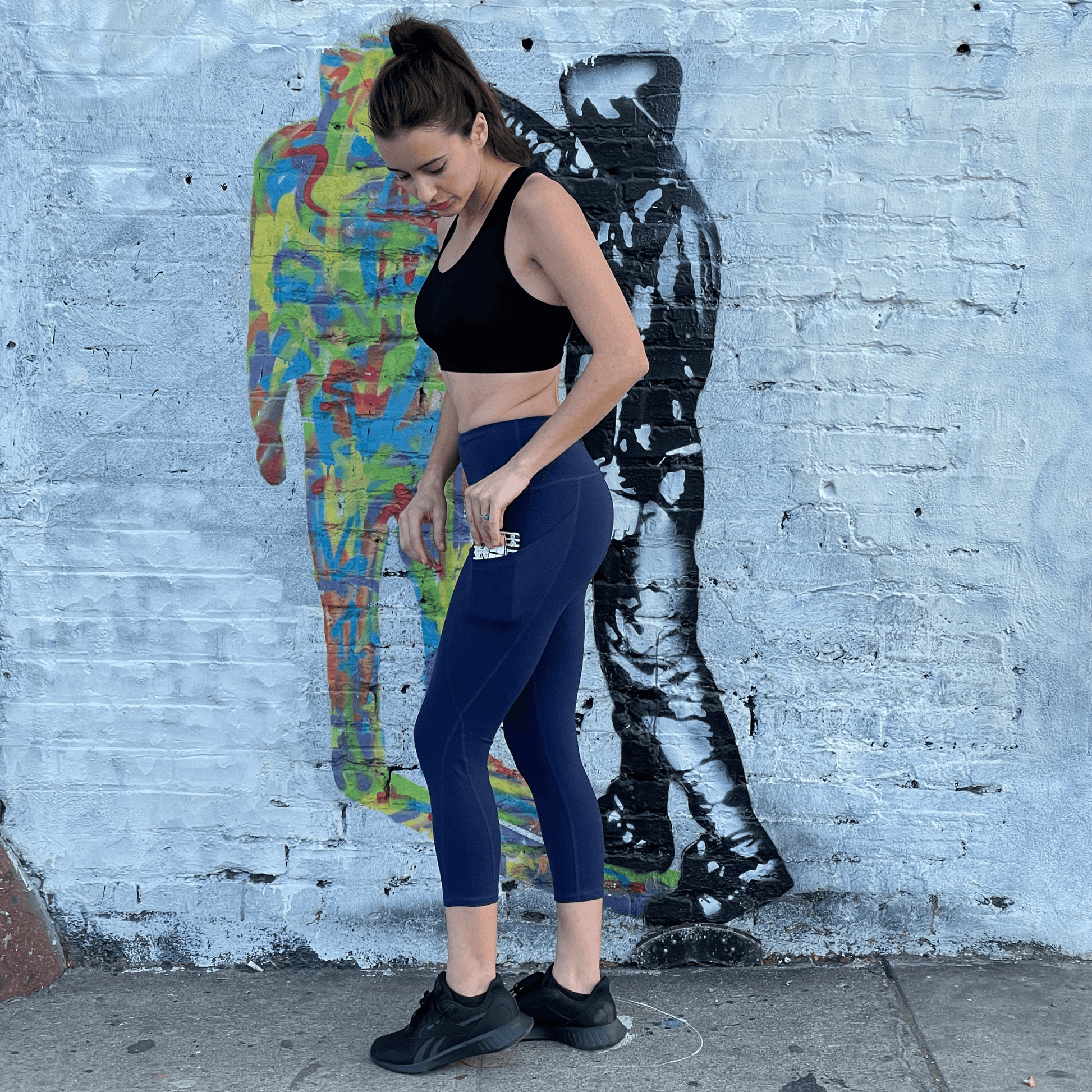Seajoy Athletic High-Waisted Capri Leggings with Hip Pockets Jupiter Gear