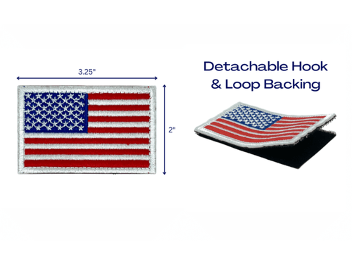 Tactical USA Flag Patch with Detachable Backing Jupiter Gear