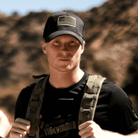 American Flag Trucker Hat with Adjustable Strap Jupiter Gear