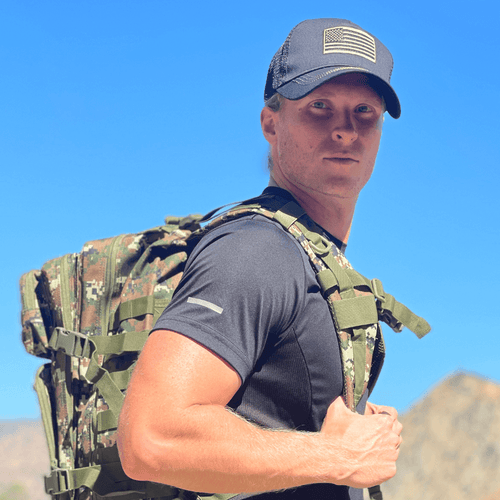 American Flag Trucker Hat with Adjustable Strap Jupiter Gear