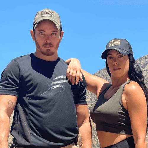 American Flag Trucker Hat with Adjustable Strap Jupiter Gear