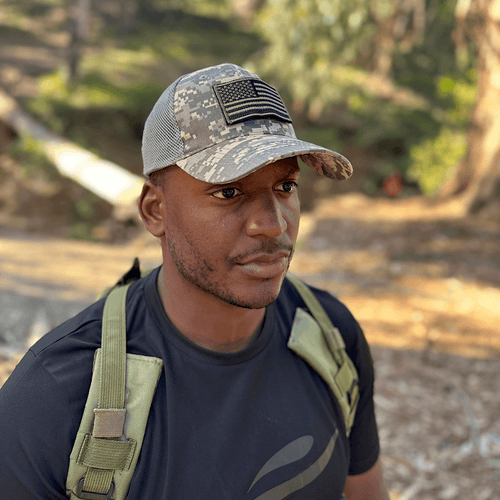 Tactical-Style Patch Hat with Adjustable Strap Jupiter Gear