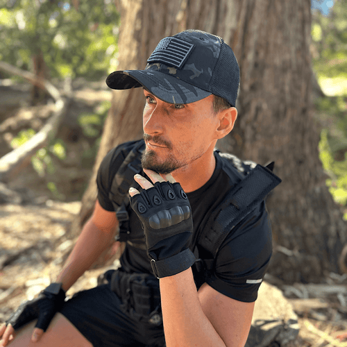 Tactical-Style Patch Hat with Adjustable Strap Jupiter Gear