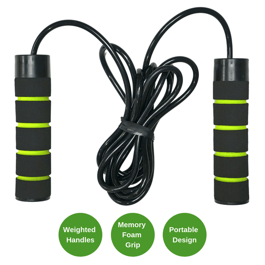 Weighted Jump Rope with Memory Foam Handles