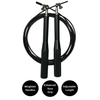 Weighted Jump Rope with Adjustable Steel Wire Cable Jupiter Gear