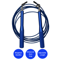 Weighted Jump Rope with Adjustable Steel Wire Cable Jupiter Gear