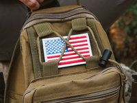 Tactical USA Flag Patch with Detachable Backing Jupiter Gear