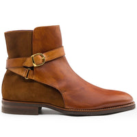 Zelli Italia Zelli Italia 45-600-CGN Jodphur Italian Calfskin Boot, Cognac