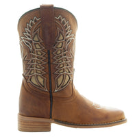 Soto Boots Kids' Tan Country Boots | Everyday Western Boots for Kids (K3007RU)