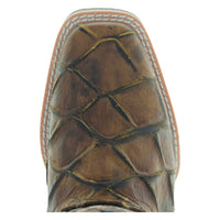 Soto Boots Soto Boots Kids Pirarucu Print Cowboy Boots K4008