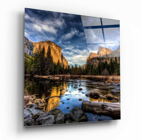 Insigneart USA Insigneart USA Lakeside Glass Wall Art