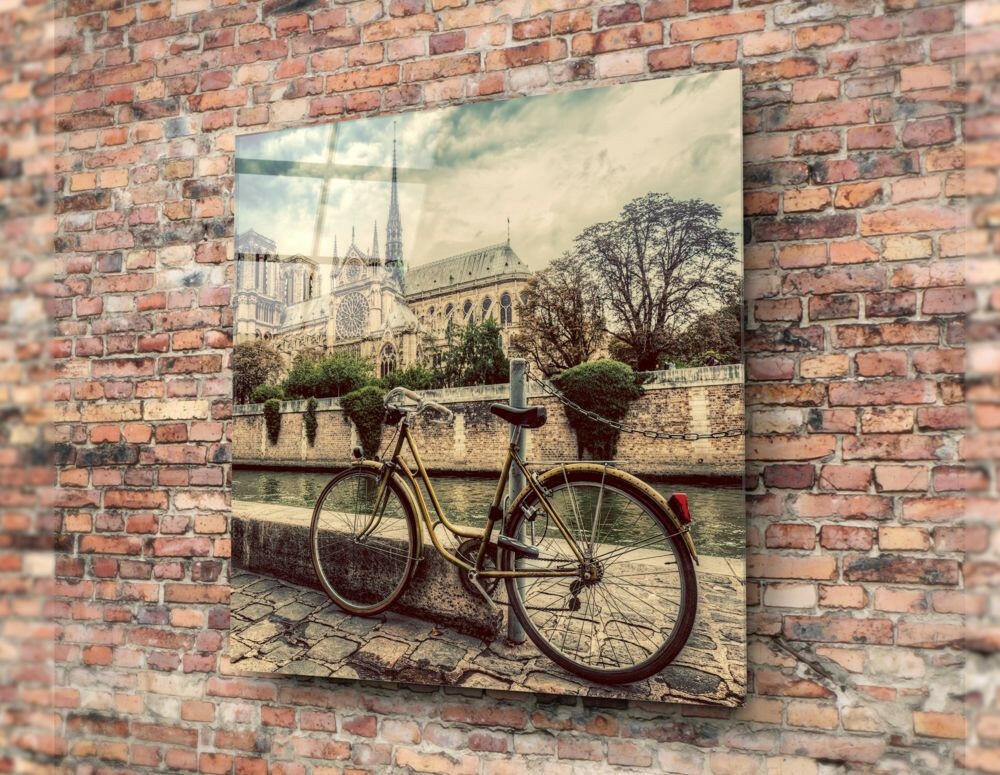Insigneart USA Insigneart USA Bicycle Glass Wall Art