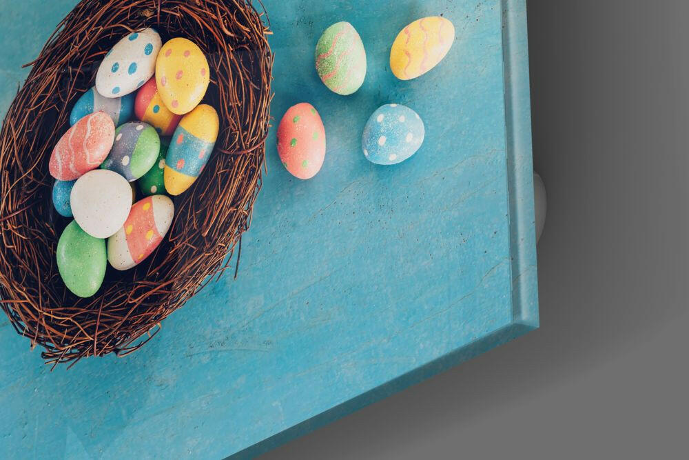 Insigneart USA Insigneart USA Easter Eggs Glass Wall Art