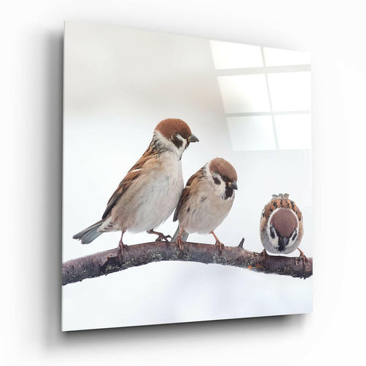Insigneart USA Insigneart USA Birds Glass Wall Art