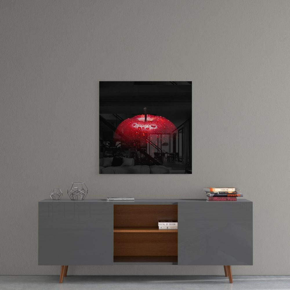 Insigneart USA Insigneart USA Red Apple Glass Wall Art