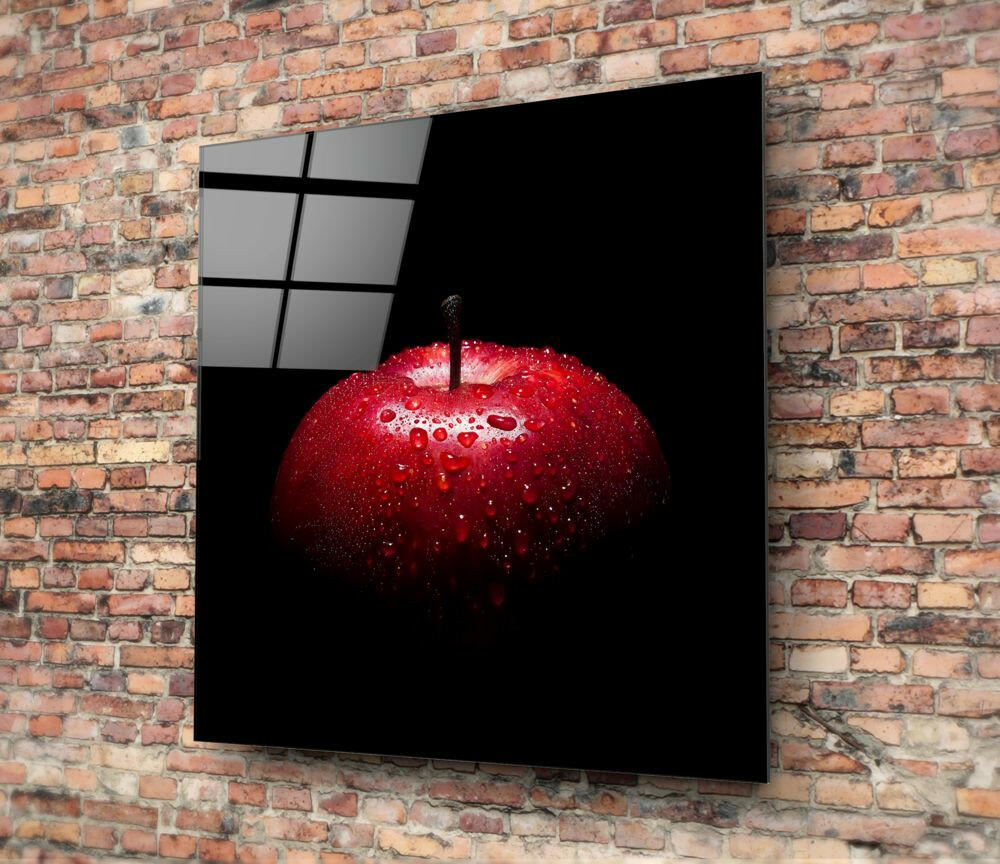 Insigneart USA Insigneart USA Red Apple Glass Wall Art