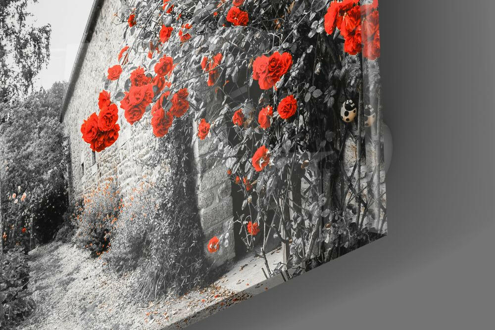 Insigneart USA Insigneart USA Red Roses Glass Wall Art