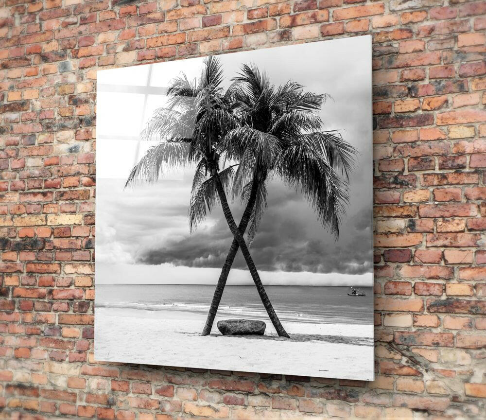 Insigneart USA Insigneart USA Palm Trees Glass Wall Art