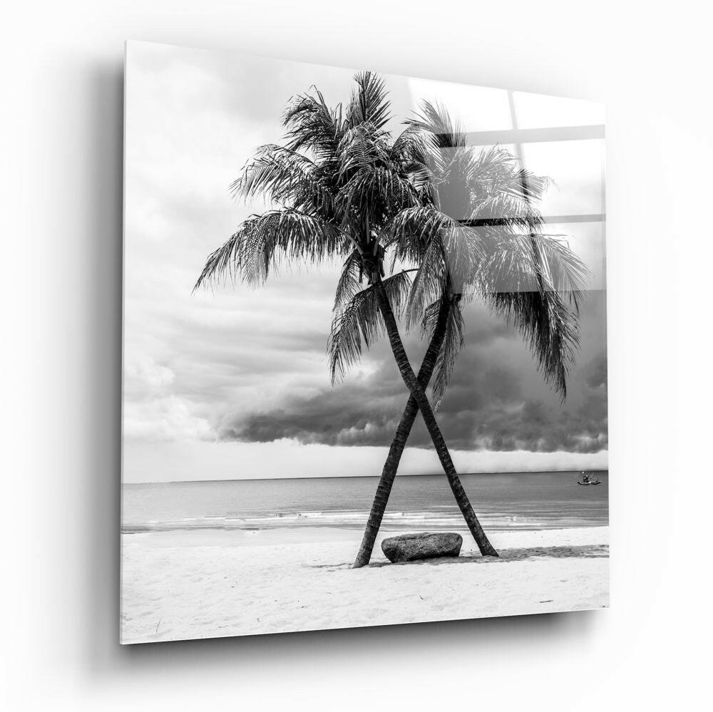 Insigneart USA Insigneart USA Palm Trees Glass Wall Art