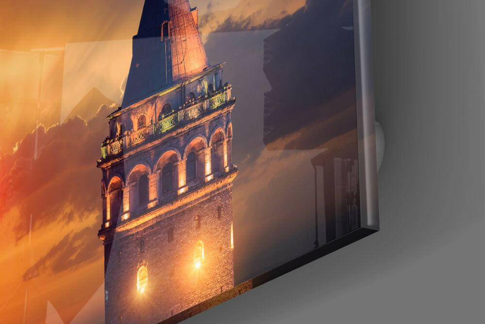 Insigneart USA Insigneart USA Galata Tower Glass Wall Art