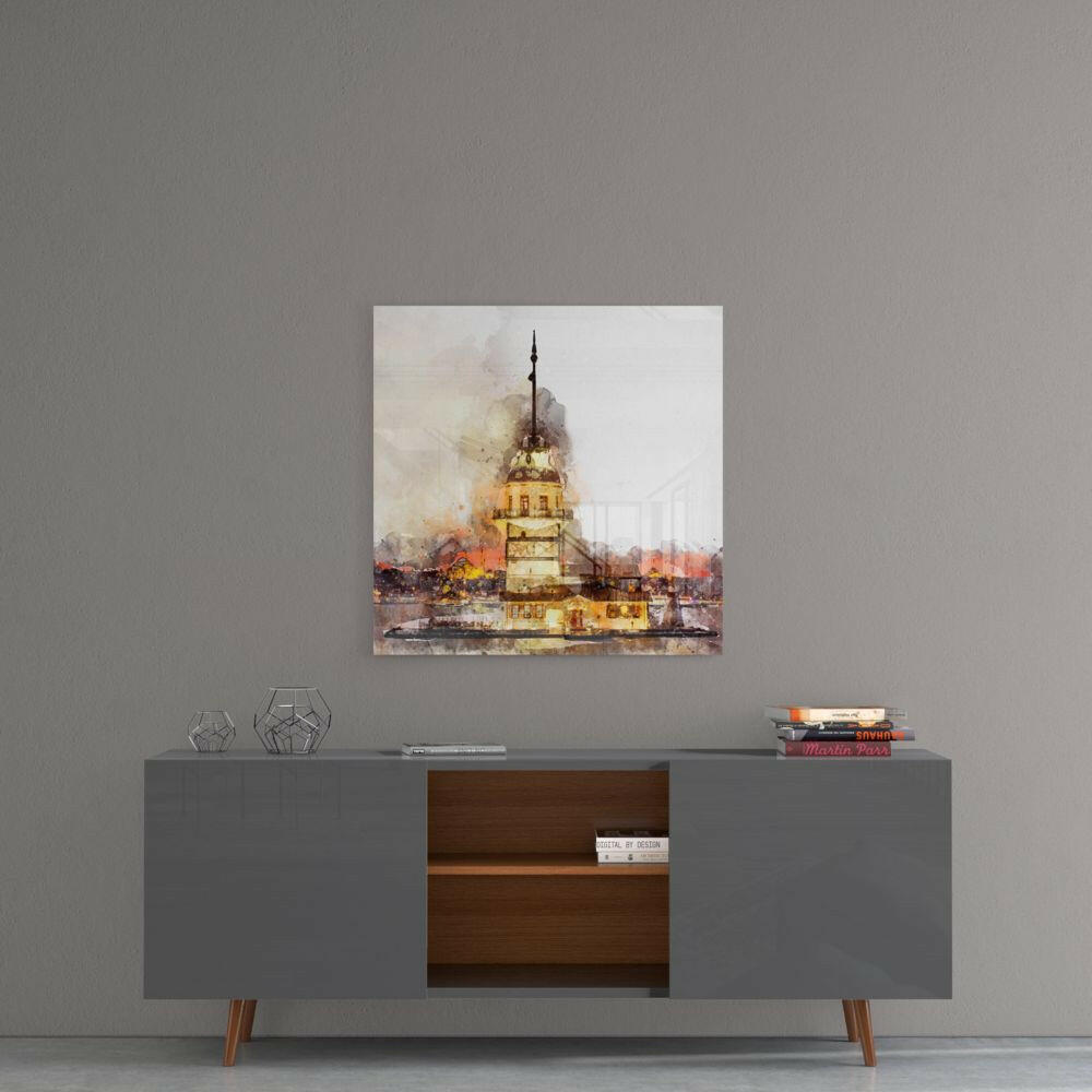 Insigneart USA Insigneart USA Maiden's Tower Glass Wall Art