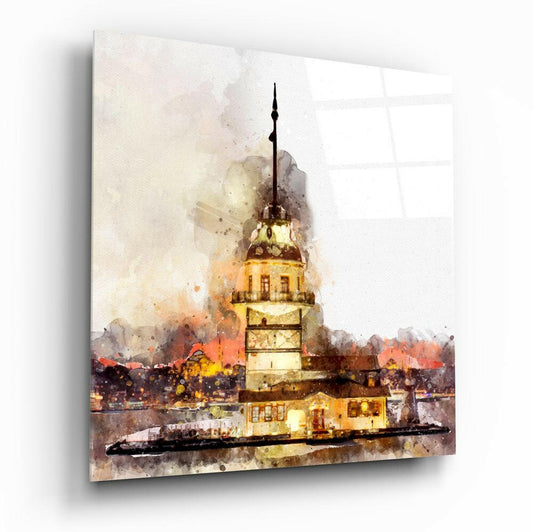 Insigneart USA Insigneart USA Maiden's Tower Glass Wall Art