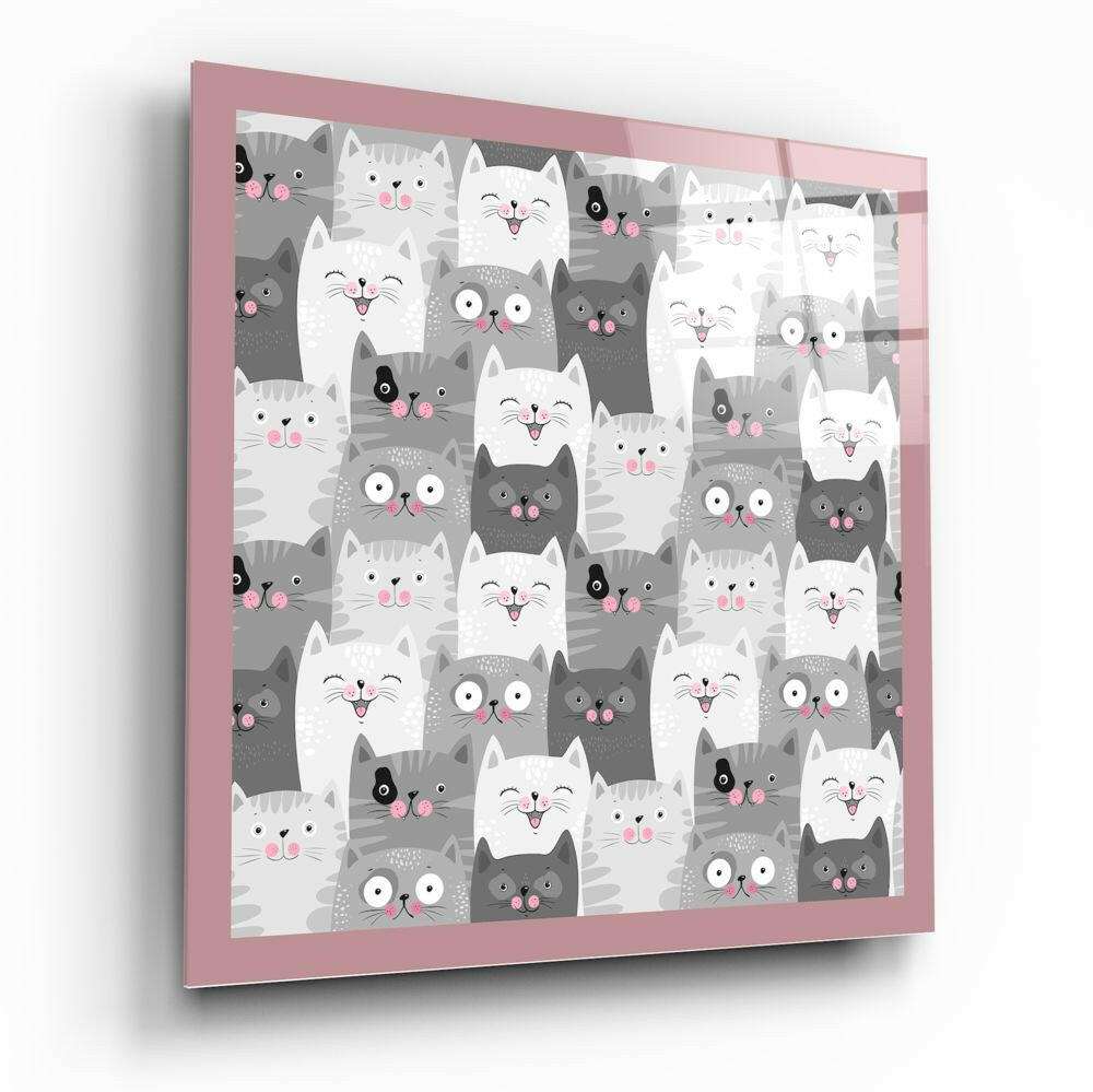 Insigneart USA Insigneart USA Cats Glass Wall Art