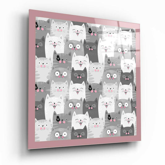 Insigneart USA Insigneart USA Cats Glass Wall Art