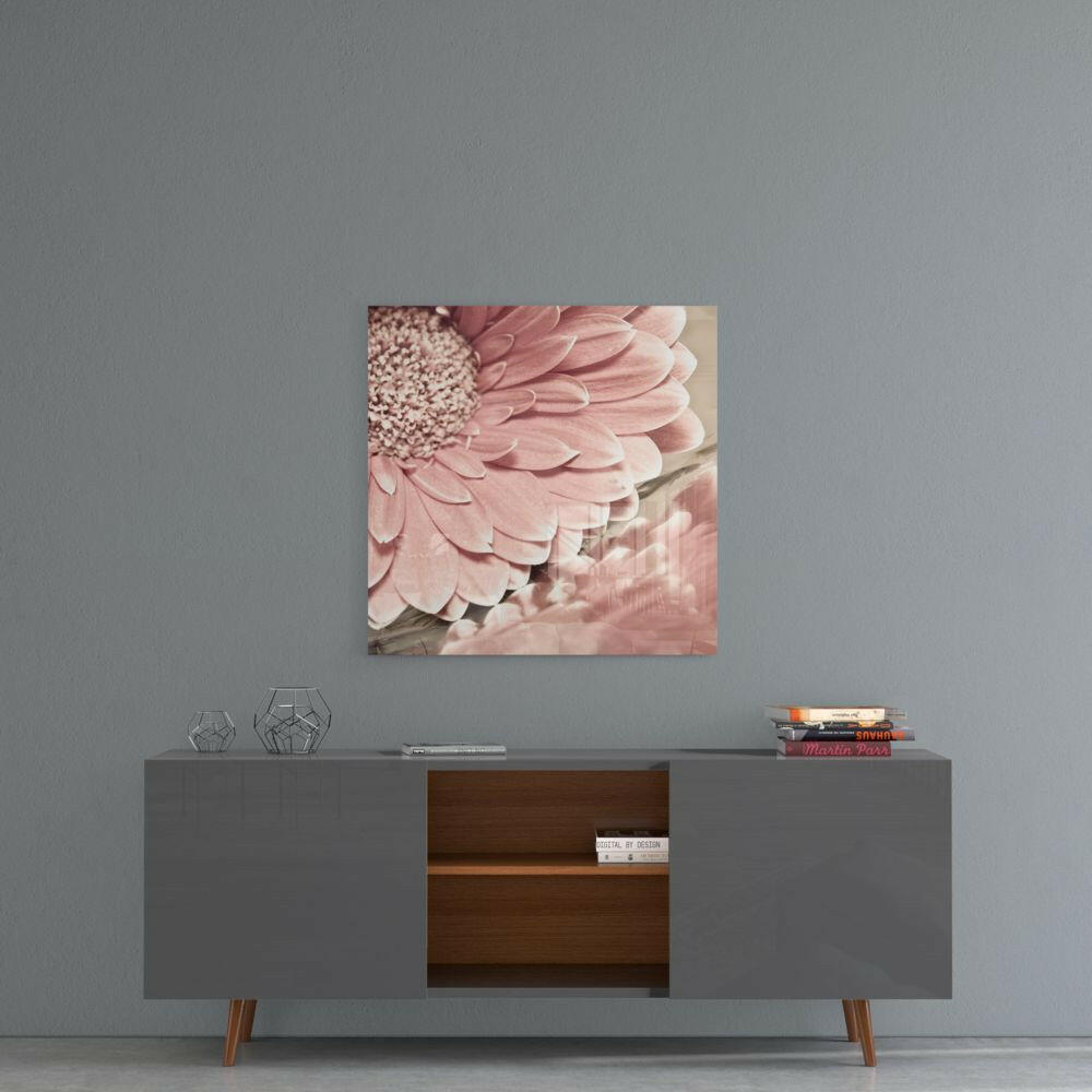 Insigneart USA Insigneart USA Pink Flower Glass Wall Art