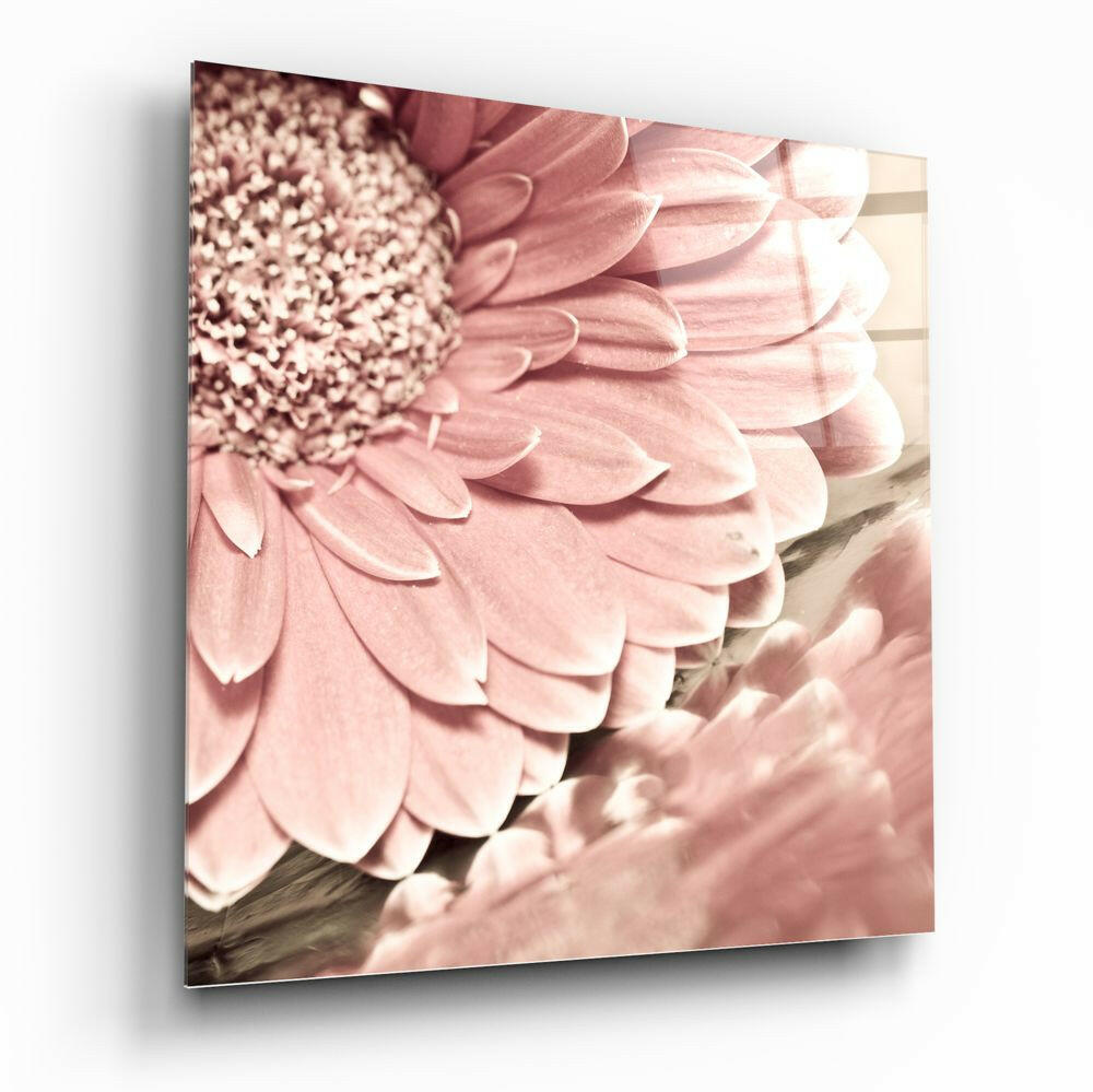 Insigneart USA Insigneart USA Pink Flower Glass Wall Art