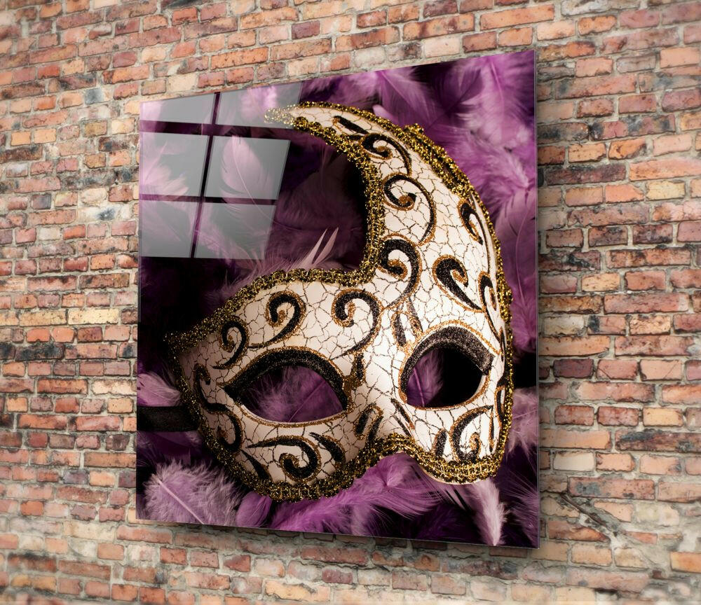 Insigneart USA Insigneart USA Prom Mask Glass Wall Art