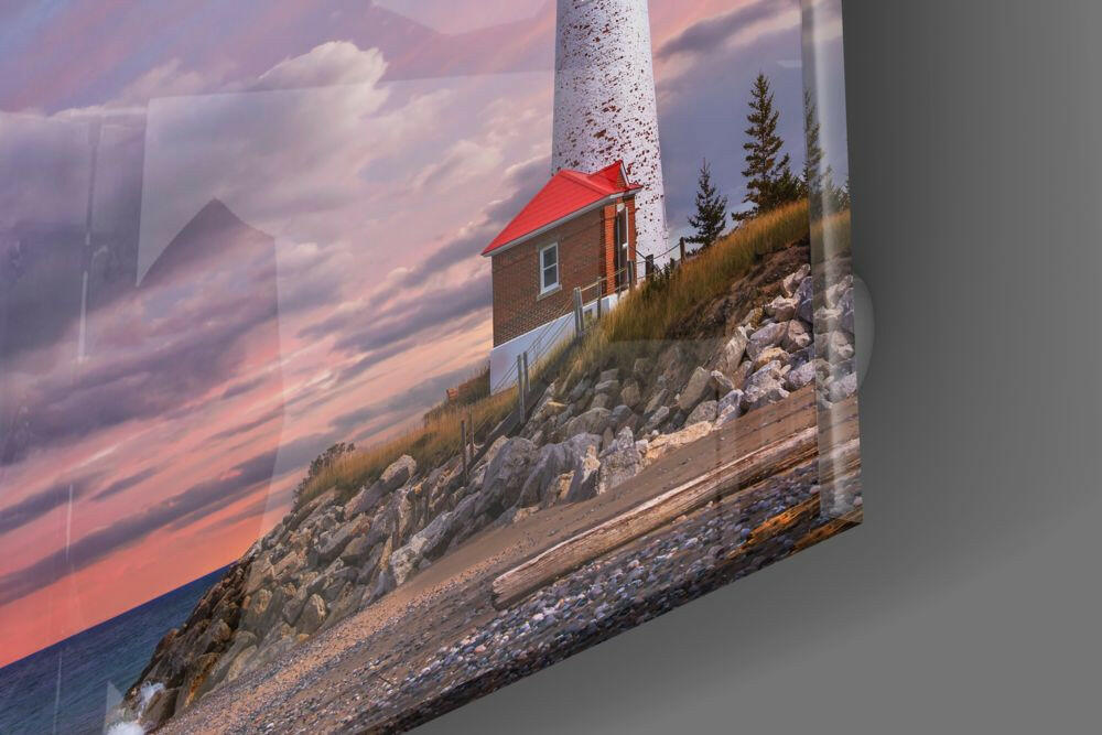 Insigneart USA Insigneart USA Lighthouse Glass Wall Art