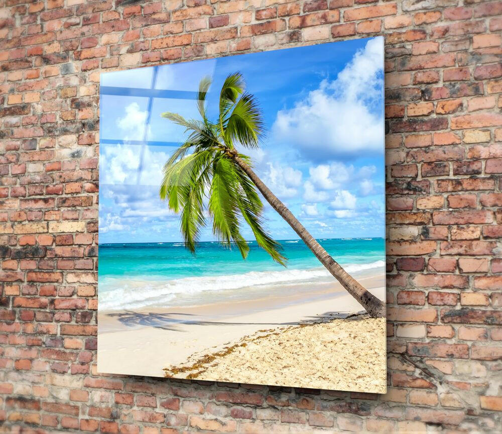Insigneart USA Insigneart USA Palm Tree Glass Wall Art