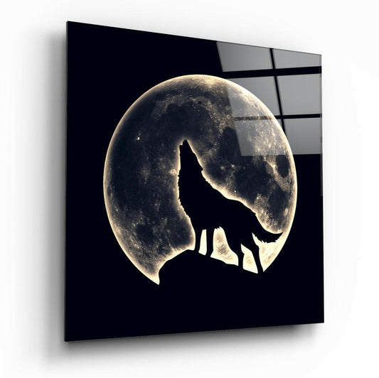 Insigneart USA Insigneart USA Full Moon Glass Wall Art
