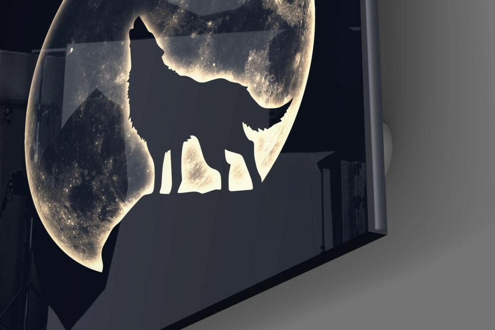 Insigneart USA Insigneart USA Full Moon Glass Wall Art