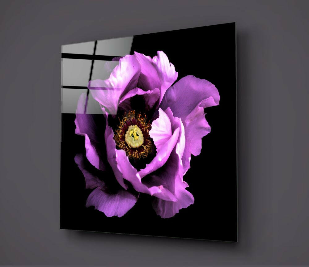 Insigneart USA Insigneart USA Floral Pink Glass Wall Art
