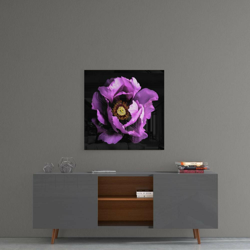 Insigneart USA Insigneart USA Floral Pink Glass Wall Art