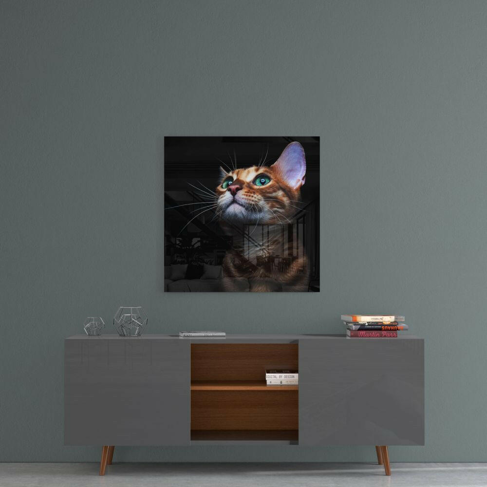 Insigneart USA Insigneart USA Kitten Glass Wall Art