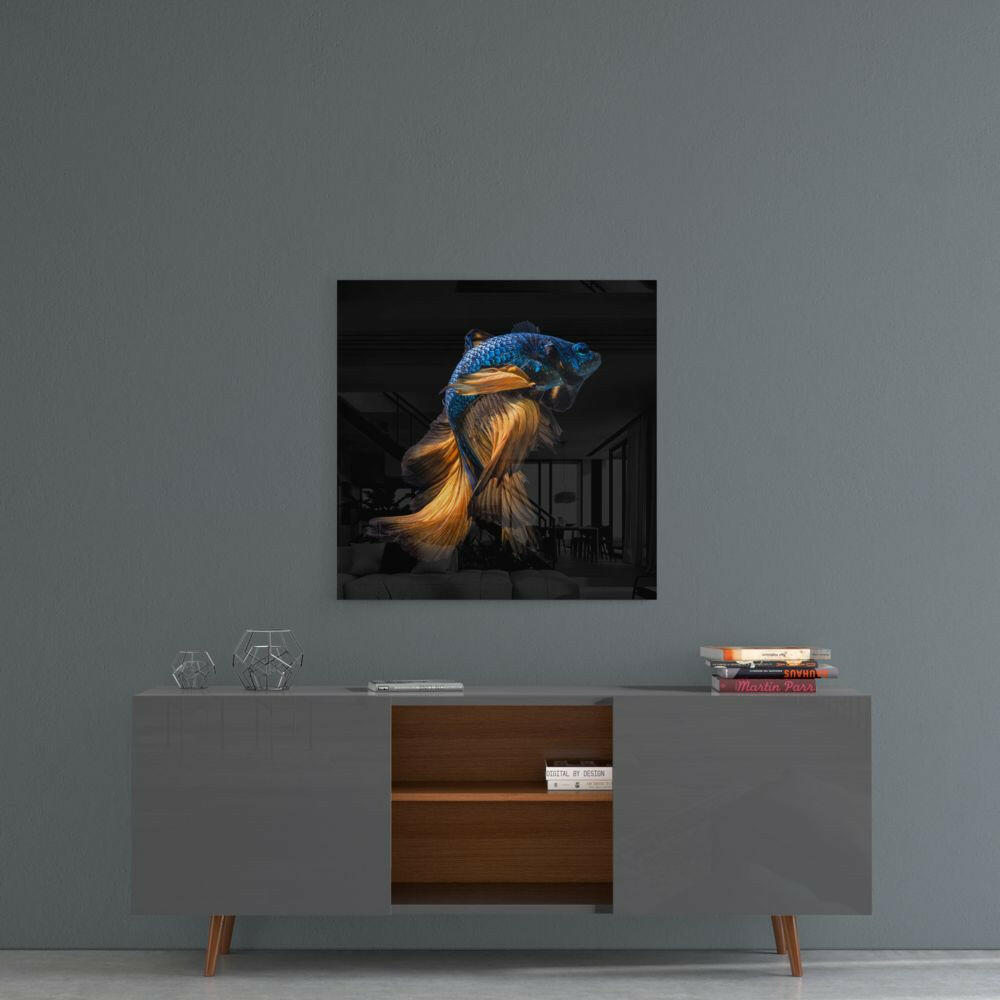 Insigneart USA Insigneart USA Betta Fish Glass Wall Art