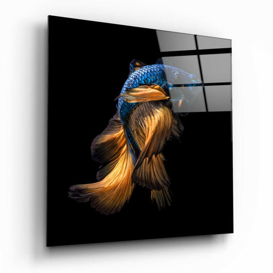 Insigneart USA Insigneart USA Betta Fish Glass Wall Art
