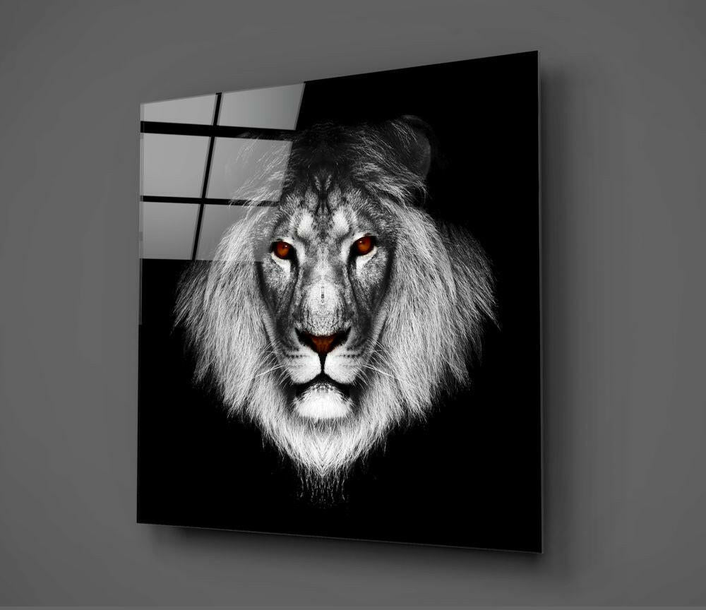 Insigneart USA Insigneart USA Lion Glass Wall Art