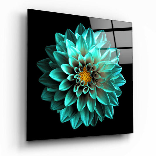 Insigneart USA Insigneart USA Green Flower Glass Wall Art