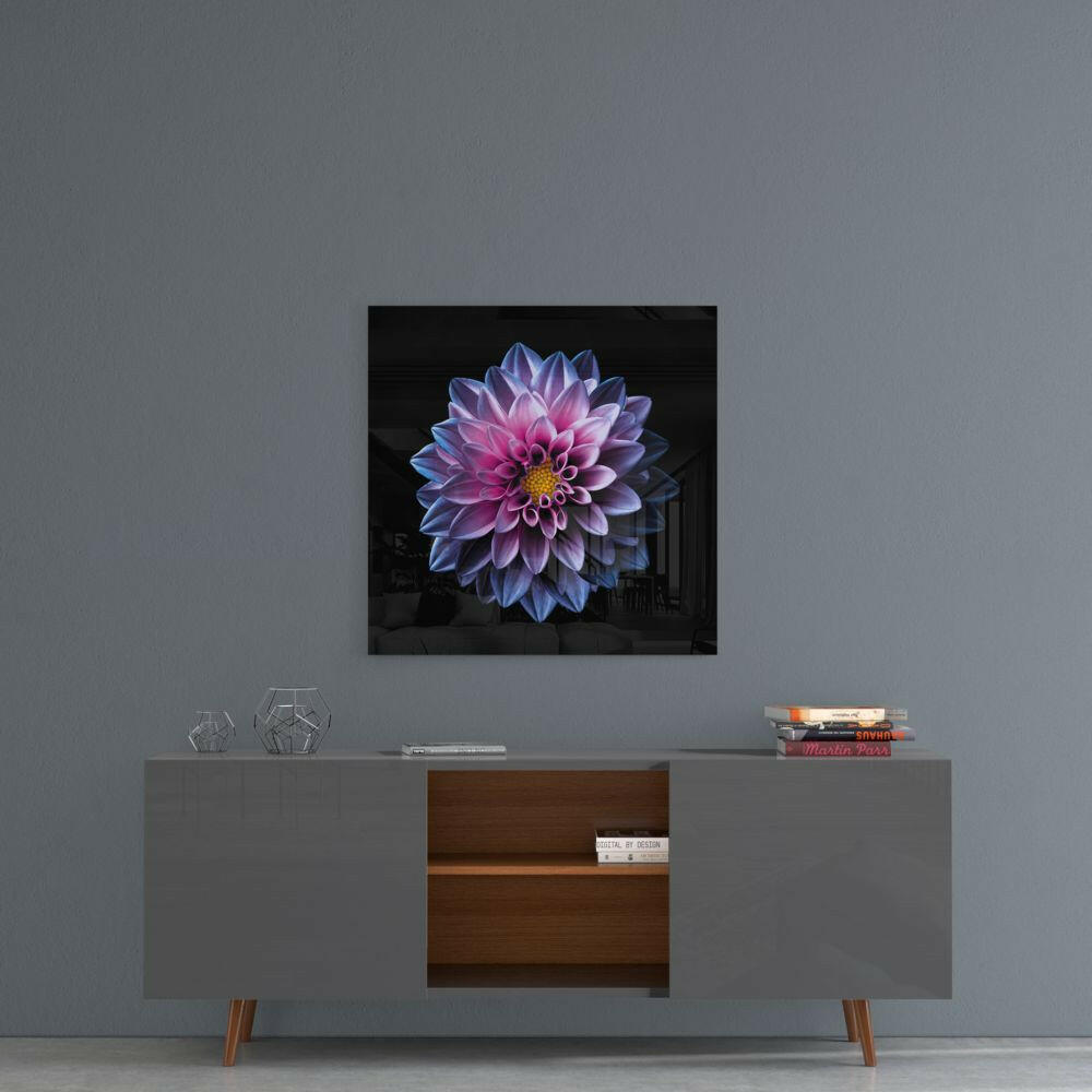 Insigneart USA Insigneart USA Purple Flower Glass Wall Art