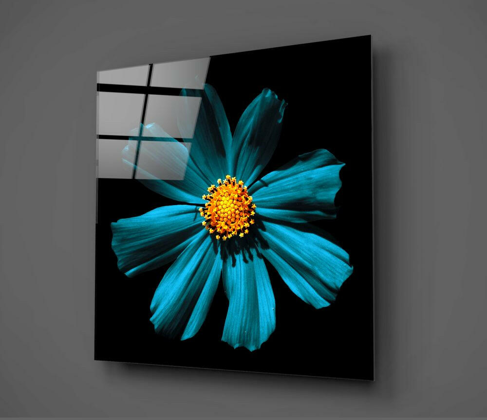 Insigneart USA Insigneart USA Green Flower Glass Wall Art