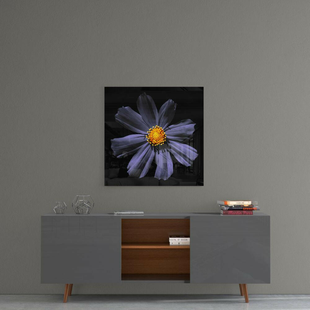 Insigneart USA Insigneart USA Purple Flower Glass Wall Art