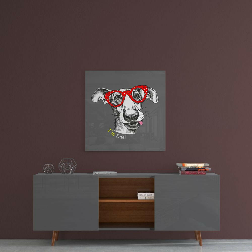 Insigneart USA Insigneart USA Dog Glass Wall Art