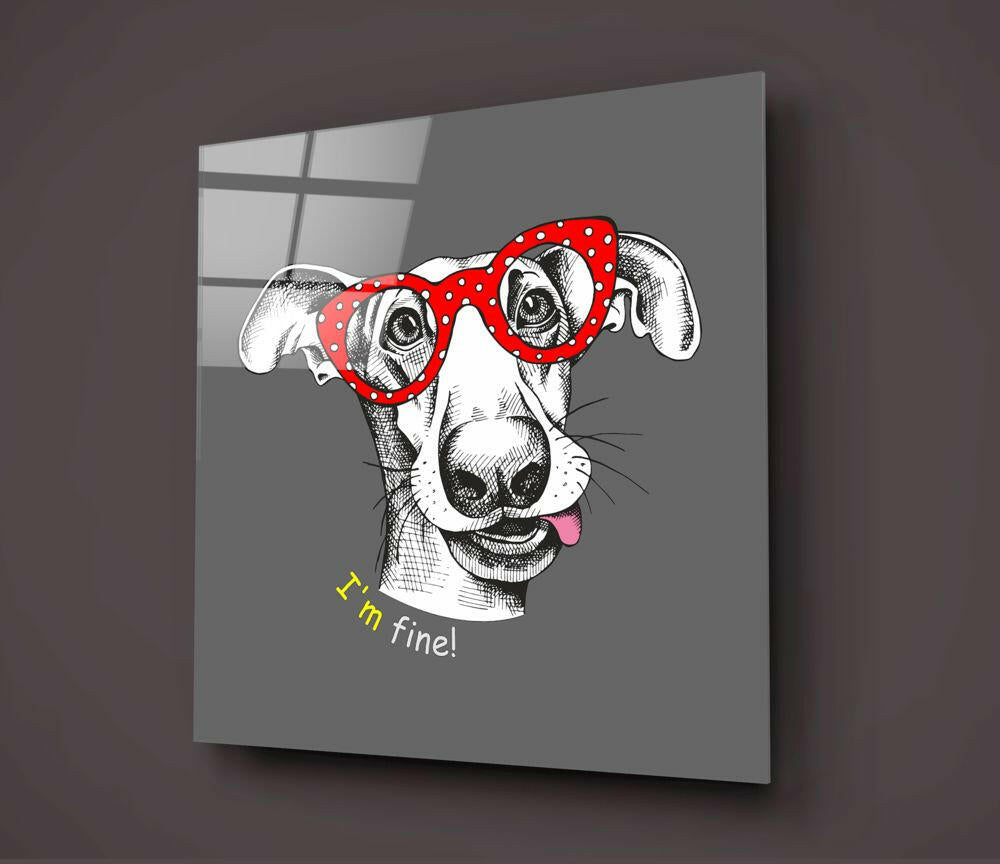 Insigneart USA Insigneart USA Dog Glass Wall Art